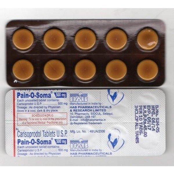 Buy Soma 350mg Online- Carisoprodol